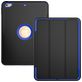 Mobigear Tri-Fold Folio Coque iPad 6 (2018) Etui - Noir / Bleu