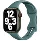 Mobigear Sport Slim Bracelet Silicone Apple Watch Fermeture à clou et passant - 42/41/40/38 mm - Vert