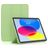 Mobigear Tri-Fold Gel Coque iPad 10 (2022) Etui en TPU,Similicuir - Vert