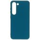 Mobiparts Coque Samsung Galaxy S23 Coque arrière en Silicone - Blueberry Blue