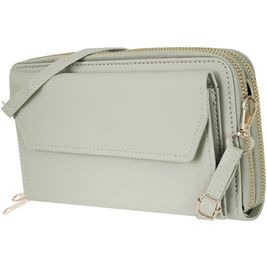Antonio Fonzo Crossbody Clutch Sac Téléphone - Large - Vert
