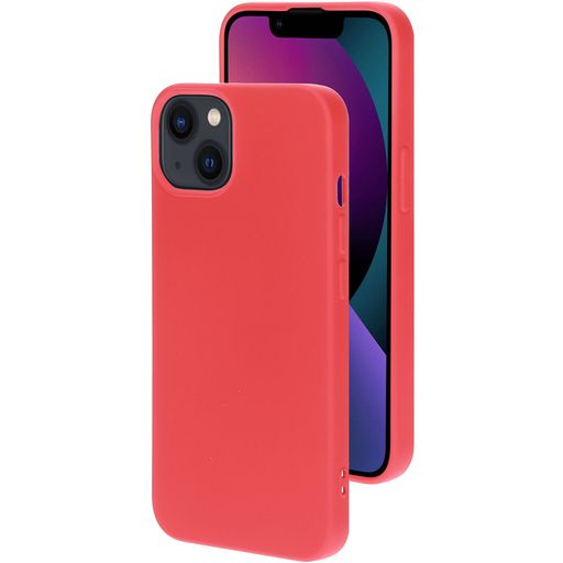 Mobiparts Coque iPhone 13 Coque arrière en Silicone - Scarlet Red