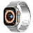 Mobigear Perth Bracelet Titane pour Apple Watch Fermeture boucle déployante - 49/46/45/44 mm - Argent