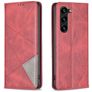 Mobigear Rhombus Slim Housse Samsung Galaxy S25 Plus Etui - Rouge