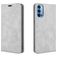 Mobigear Retro Slim Housse OPPO Reno 4 Etui Porte-Monnaie - Gris