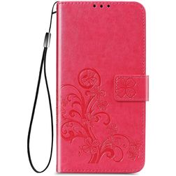 Mobigear Clover Housse Samsung Galaxy S20 FE Etui Porte-Monnaie - Magenta