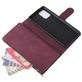 Mobigear Zipper Housse Samsung Galaxy S10 Lite Etui Porte-Monnaie - Rouge