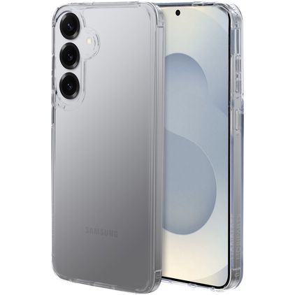 Mobiparts Classic Hardcover Coque Transparente Samsung Galaxy S25 Plus Coque arrière Rigide - Transparent