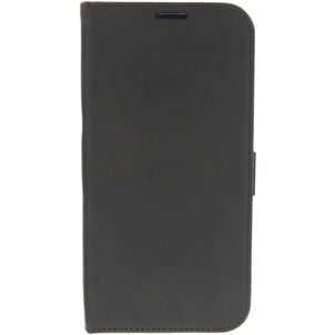 Valenta Classic Housse iPhone 12 Pro Max Etui en Cuir Véritable Porte-Monnaie - Marron