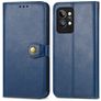 Mobigear Snap Button Housse Realme GT2 Pro Etui Porte-Monnaie - Bleu