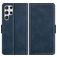 Mobigear Slim Magnet Housse Samsung Galaxy S22 Ultra Etui Porte-Monnaie - Bleu