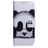 Mobigear Design Housse Samsung Galaxy A71 Etui Porte-Monnaie - Panda