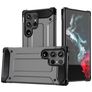 Mobigear Outdoor Coque Samsung Galaxy S24 Ultra Coque arrière Rigide Anti-Chocs - Gris