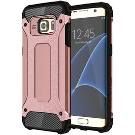 Mobigear Outdoor Coque Samsung Galaxy S7 Edge Coque arrière Rigide Anti-Chocs - Rose doré Mobigear Outdoor Coque Samsung Galaxy S7 Edge Coque arrière Rigide Anti-Chocs - Rose doré