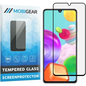 Mobigear Premium Samsung Galaxy A41 Verre trempé Protection d'écran - Compatible Coque - Noir (Lot de 2)