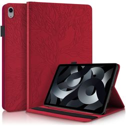 Mobigear Tree Coque iPad 10 (2022) Etui + Porte-crayon - Rouge