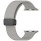 Mobigear Sport Mag Bracelet Silicone Apple Watch Fermeture magnétique - 42/41/40/38 mm - Gris