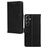 Mobilize Wallet Housse Samsung Galaxy A14 Etui en Cuir Véritable Porte-Monnaie - Noir