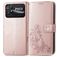 Mobigear Clover Housse POCO C40 Etui Porte-Monnaie - Rose doré