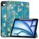 Mobigear Tri-Fold Coque iPad Air 13 Pouces (2024) Etui + Porte-crayon - Almond Blossoms