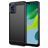Mobigear Brushed Slim Coque Motorola Moto E13 Coque arrière en TPU Souple - Noir