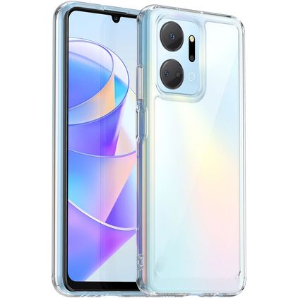 Mobigear Crystal Coque Transparente HONOR X7A Coque arrière Rigide - Transparent