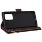 Mobigear Zipper Housse Samsung Galaxy S10 Lite Etui Porte-Monnaie - Marron
