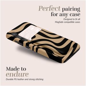 MIO - Porte Cartes en - 3 Cartes - Compatible MagSafe - Swirl