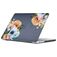 Mobigear Design MacBook Air 15 Pouces (2023-2025) Coque - Flowers Black - Model A2941 / A3114 / A3241
