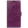 Mobigear Basic Housse Motorola One Power Etui Porte-Monnaie - Violet