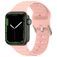 Mobigear Bumpy Bracelet Silicone Apple Watch Fermeture boucle ardillon - 42/41/40/38 mm - Rose