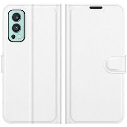 Mobigear Classic Housse OnePlus Nord 2 Etui Porte-Monnaie - Blanc