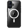 Valenta Full Cover Coque iPhone 16 MagSafe Coque arrière en Verre trempé Anti-Chocs - Noir