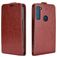 Mobigear Motorola One Fusion Plus Étui à rabat - Marron