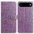 Mobigear Flowers iPhone Air Étui Portefeuille - Violet