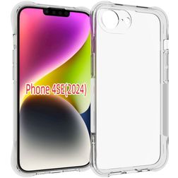 Mobigear Cushion Coque Transparente iPhone 17e Coque arrière en TPU Souple - Transparent