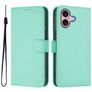 Mobigear Urban Wallet Housse iPhone 16 Etui Porte-Monnaie - Vert