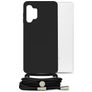 Mobilize Lanyard Gelly Samsung Galaxy A13 4G Coque avec cordon en TPU Souple - Noir