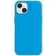 Nudient Base Coque iPhone 14 Coque arrière en Silicone - Vibrant Blue