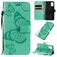 Mobigear Butterfly Housse Samsung Galaxy A41 Etui Porte-Monnaie - Turquoise