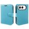 Mobigear Classic Housse iPhone Duo Etui Porte-Monnaie - Bleu