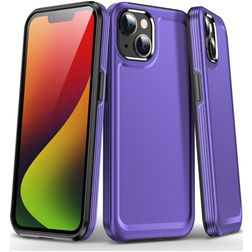 Mobigear Slim Armor iPhone 15 Plus Plastique rigide Coque arrière Antichoc - Violet