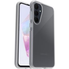 Otterbox React Coque Transparente Samsung Galaxy A35 Coque arrière Rigide Anti-Chocs - Transparent