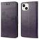 Mobigear Flowers Housse iPhone 14 Etui Porte-Monnaie - Violet