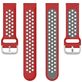 Mobigear Sport Plus Buckle Bracelet Silicone Fitbit Versa 2 Fermeture boucle ardillon - Rouge / Gris