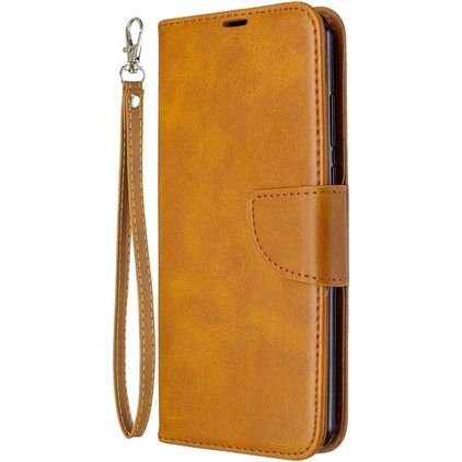 Mobigear Excellent Housse Huawei Y6p Etui Porte-Monnaie - Cognac
