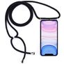 Mobigear Lanyard iPhone 11 Coque avec cordon en TPU Souple - Transparent / Noir