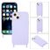 Mobigear Lanyard iPhone 14 Plus Coque avec cordon en Silicone - Violet