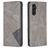 Mobigear Rhombus Slim Housse Samsung Galaxy A35 Etui - Gris