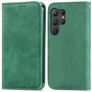 Mobigear Retro Slim Housse Samsung Galaxy S25 Ultra Etui Porte-Monnaie - Vert
